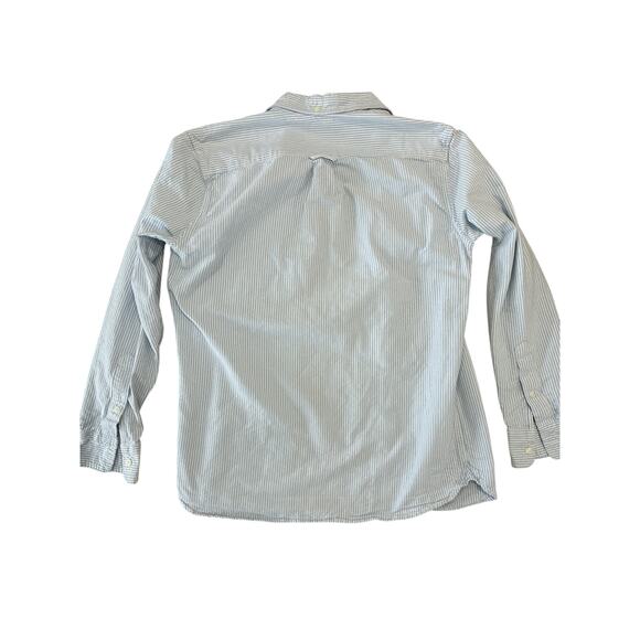 Brandy Melville Preppy Striped Button-Up Long Sleeve - Picture 3 of 3